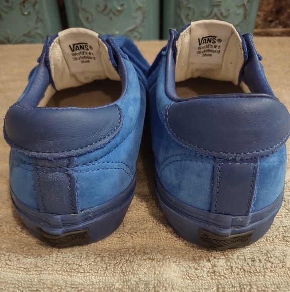 Vault by Vans Blue Suede Sport LX Sneaker Men's Size 8.5 Women's Size 10 - Picture 9 of 11